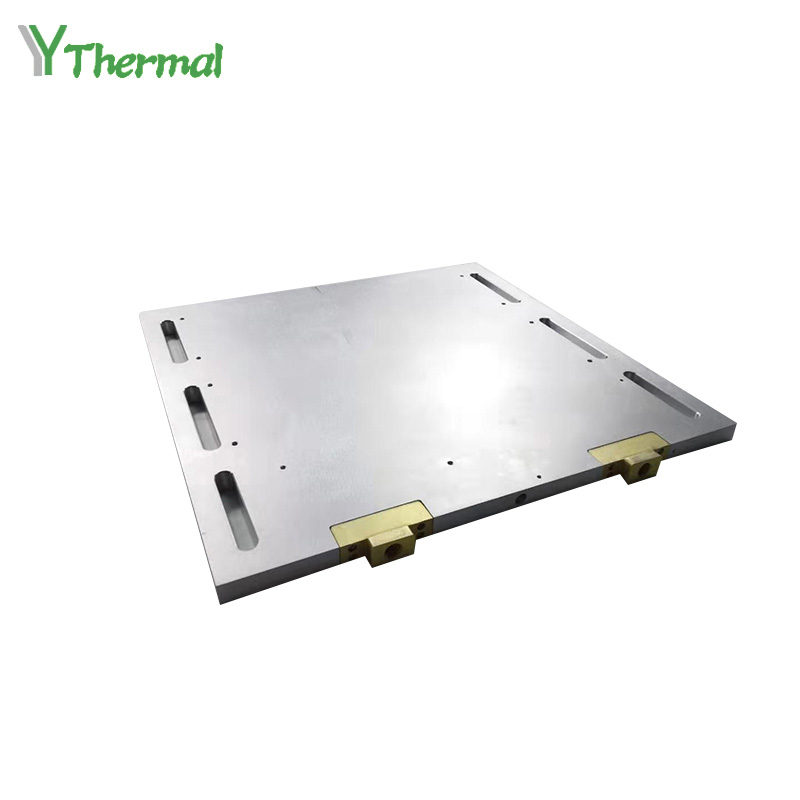Aluminum Laser Equipment Cold Plate Chill Plate With Water Block