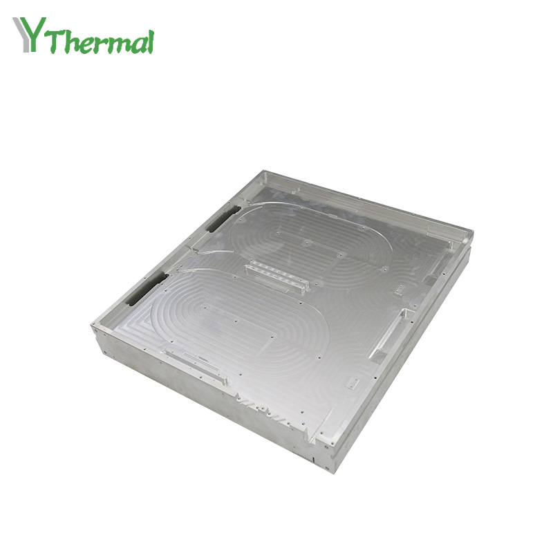อลูมิเนียมใยแก้วนำแสง Chill Plate แรงเสียดทานเชื่อม Liquid Cold Plate