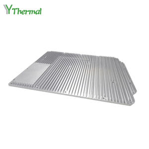 Aluminum Extrusion Plate ລະບາຍຄວາມຮ້ອນດ້ວຍທໍ່ຄວາມຮ້ອນ 2 Friction Welding Heat Sink