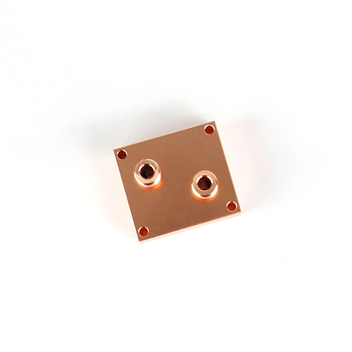 New design copper medical friction welding stir water cooling block FSW cold plate