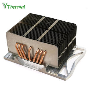 Алуминиумски ладилник од 400 W со бакарна топлинска цевка за ладење со сијалица
