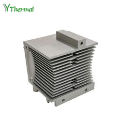 CNC вртење алуминиумски радијатор со екструдиран ладилник со истиснување на топлина
