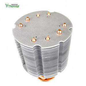 Сцена LED светло за ладење Екструдирана алуминиумска перка синтерувана бакарни топлински цевки Ладилник за заварување