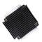 Aluminum Skiving Or Skived Heatsink With Anodized Black For Industrial Pcb Board