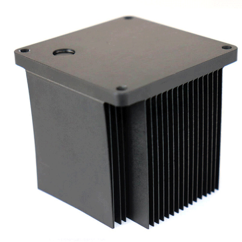 Aluminum Skiving Or Skived Heatsink With Anodized Black For Industrial Pcb Board