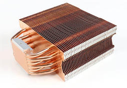 Newly Developed Radiator On Cpu Copper-aluminum Composite Fin Chip Computer