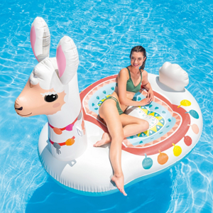 Plutitor gonflabil pentru piscină cu Llama Ride-On