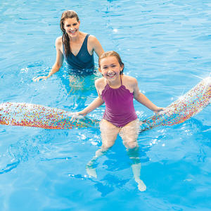 Glitter Curly Noodle Pool Floats