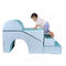 Foam Blocks for Kids Climb; Soft Foam Indoor Active Play set for Crawling and Sliding at Home, Daycare, Preschool
