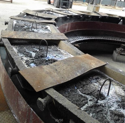 Furrën e shkrirjes së mineralit të plumbit