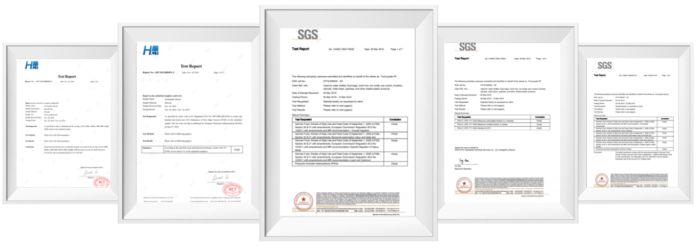  силиконовый сертификат на вкладыши для форм для выпечки 