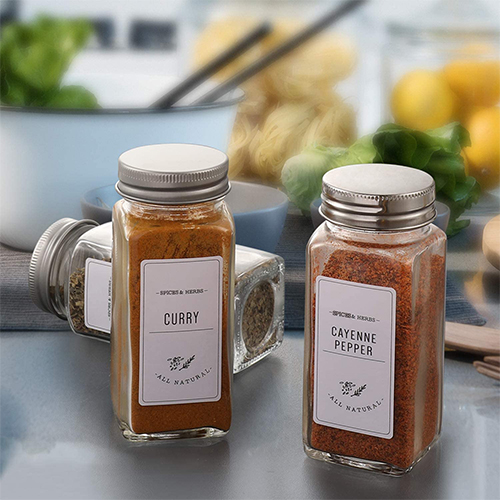 16 အောင်စ Glass Spice Jars