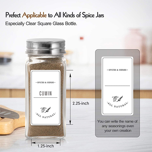 16 oz Glass Spice Jars