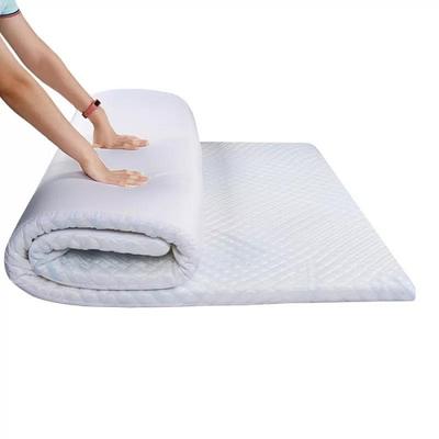 Memory Foam Mattress Topper Single Size Mattress Toppers with Removable Breathable Cover