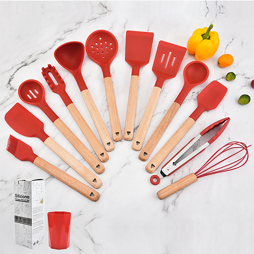 Silicone kitchen utensils