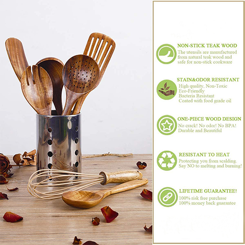 Buy Wholesale China Wood Spatula Spoon Nonstick Kitchen Utensil