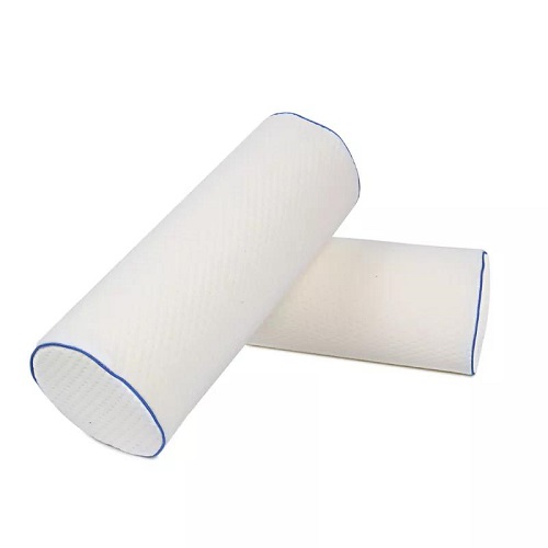 Round Cervical Roll Cylinder Bolster Pillow Ergonomically Neck Cushion for Head Neck Back Legs