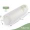 Bamboo Round Cervical Roll Cylinder Bolster Pillow with Removable Washable Cover