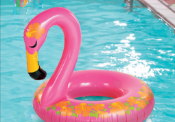 Como inflar o anel de natação com um inflador?Como desinflar?