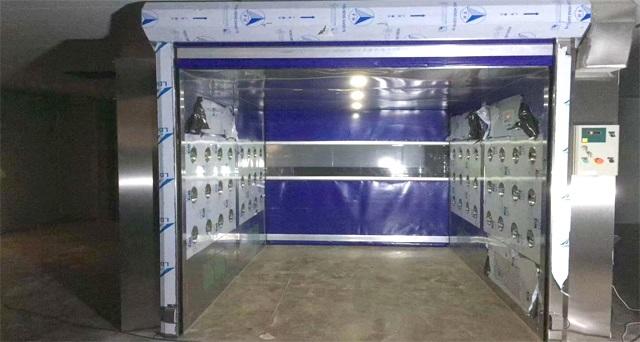 Huizhou Dust-free Workshop Installed Automatic Rolling Shutter Door Cargo Shower Room