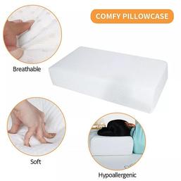 Cube Memory Foam Pillow for Side Sleepers Cervical Pillow for Neck and Shoulder Pain Relief Sleeping