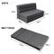 Multifunctional Portable Sofa Bed Memory Foam Mattress Topper with Washable Cover for Camping Sleeping