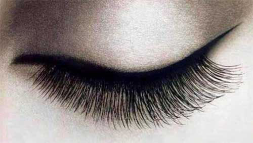 The effect of eyelashes on the human body