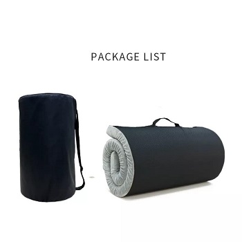 Memory Foam Rolled Up Camping Mattress For Camping Backpacking Hiking