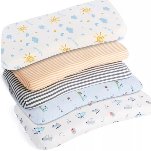 Newborn Crib Pillow Super Soft Breathable Kids Neck Pillow for Infants Baby Pillow