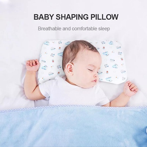 100% Cotton New Born Boppy Noggin Nest Baby Pillow