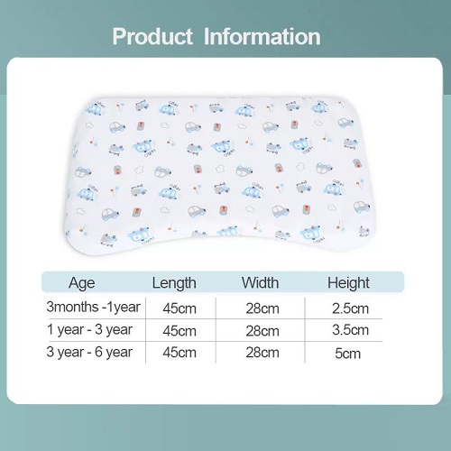 New Born Boppy Noggin Nest Baby Pillow For Positioning With 100% Cotton Cover And Breathable Core