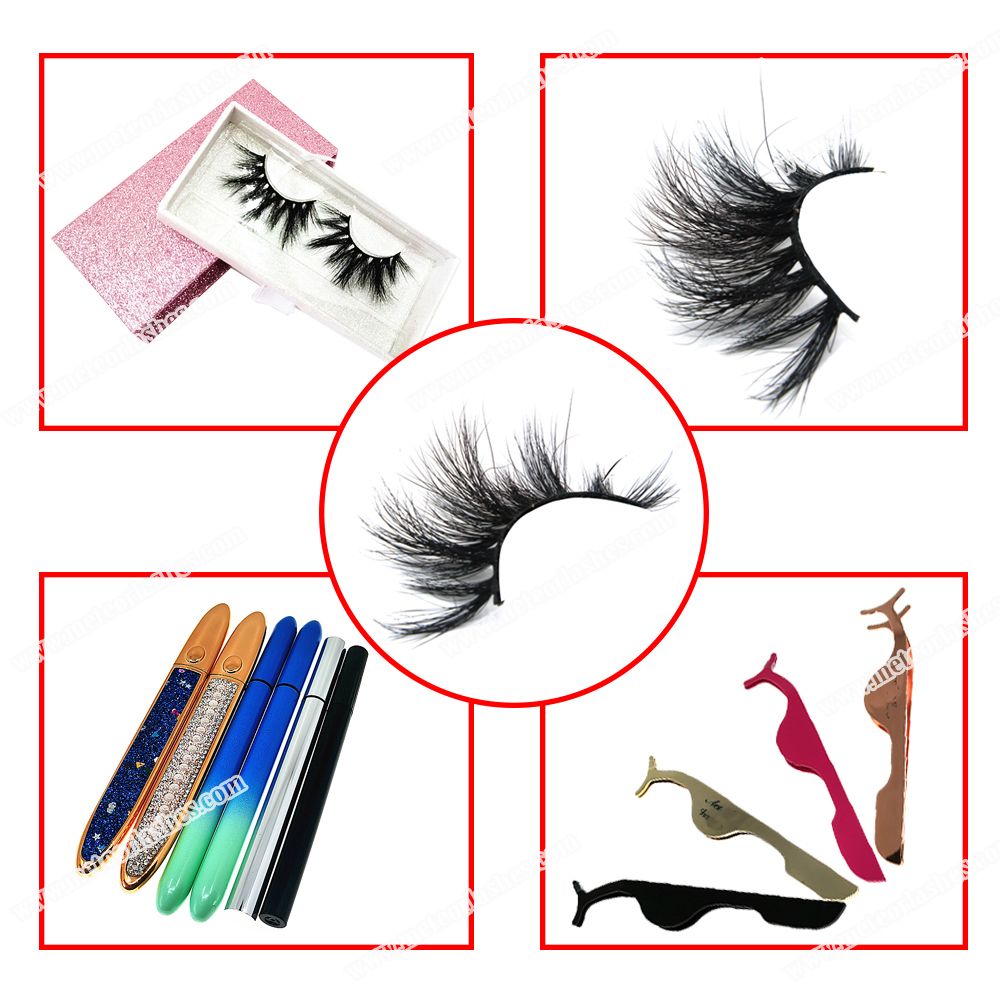 premade eyelash fans