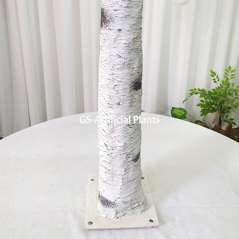 Small faux cherry Blossom Trees wedding centerpiece