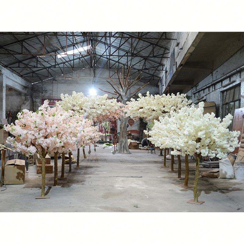 Pohon tengah kayu cilik Pohon Cherry Blossom Ponggawa kanggo dekorasi meja Pernikahan