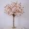 Small Wooden Artificial Cherry Blossom Tree For Wedding Table Decoration