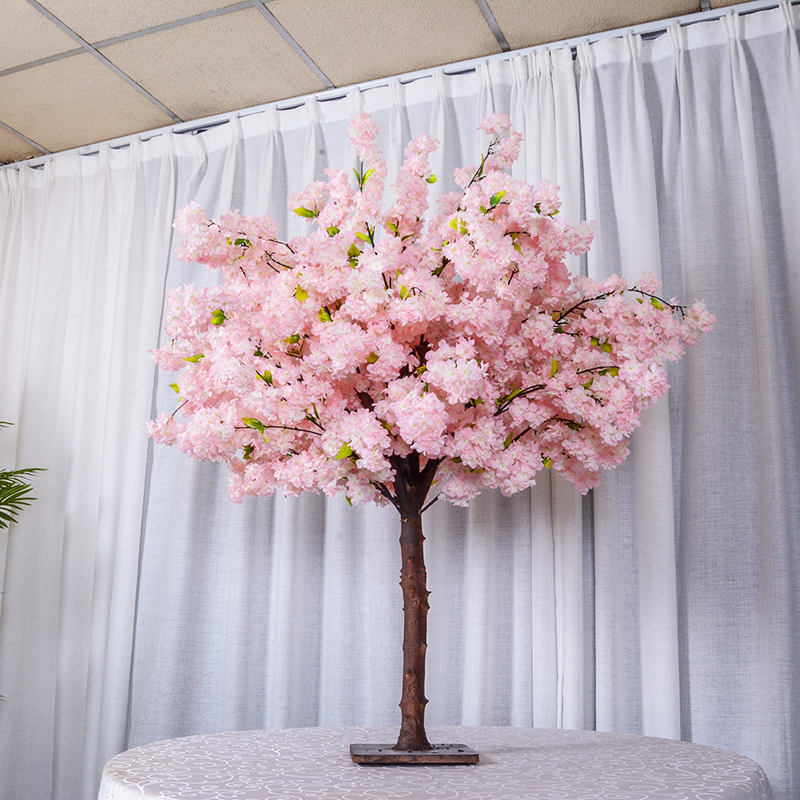 Штучне вишневе дерево заввишки 4 фути для прикраси весілля, центральної частини столу для вечірок
