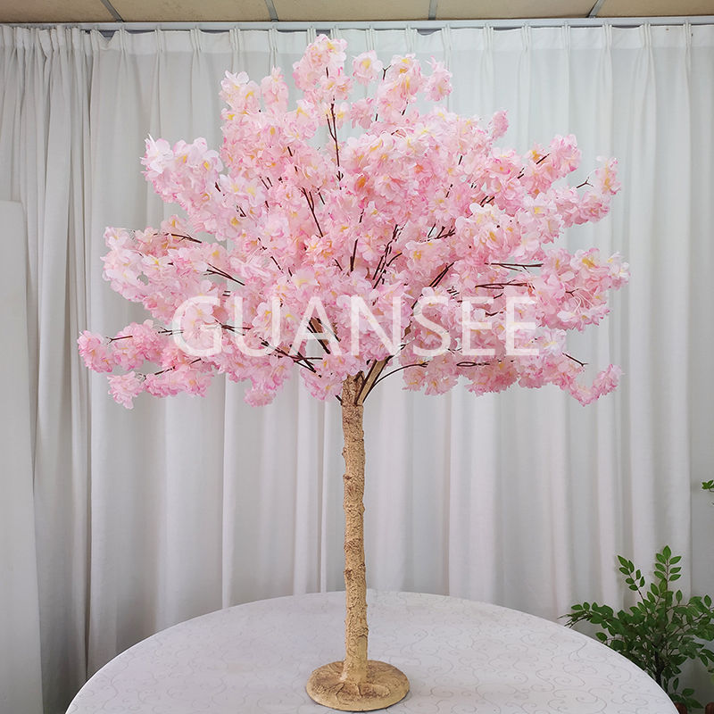 Wholesale wedding table centerpieces decor indoor decorative mini sakura flower multi size artificial cherry blossom tree