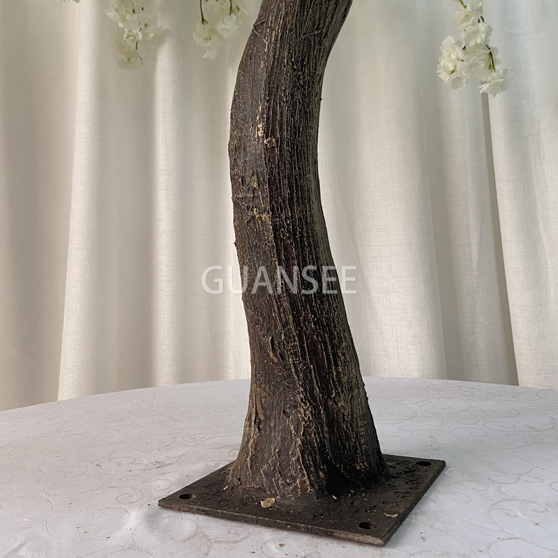  fibra de vidro artificial árvore de cerejeira branca 5 pés de altura decoração de evento de mesa central 