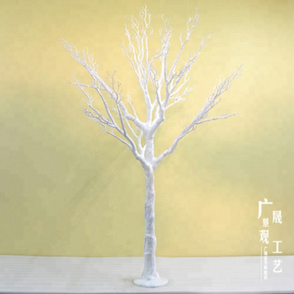 Artificial White Branches Dry Tree Without Leaves