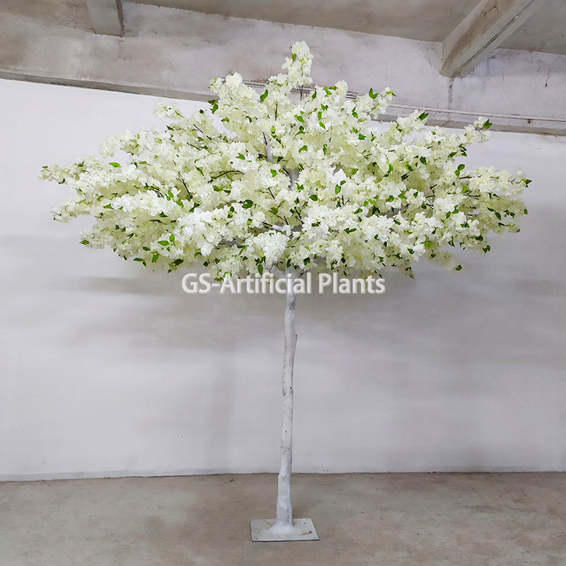  装飾卸売用の格安人工シルク桜の木の結婚式のセンターピース 