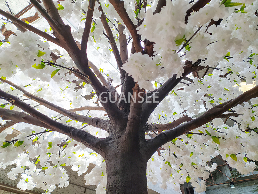 High quality white large garden artificial cherry blossom tree for wedding occasion decoration