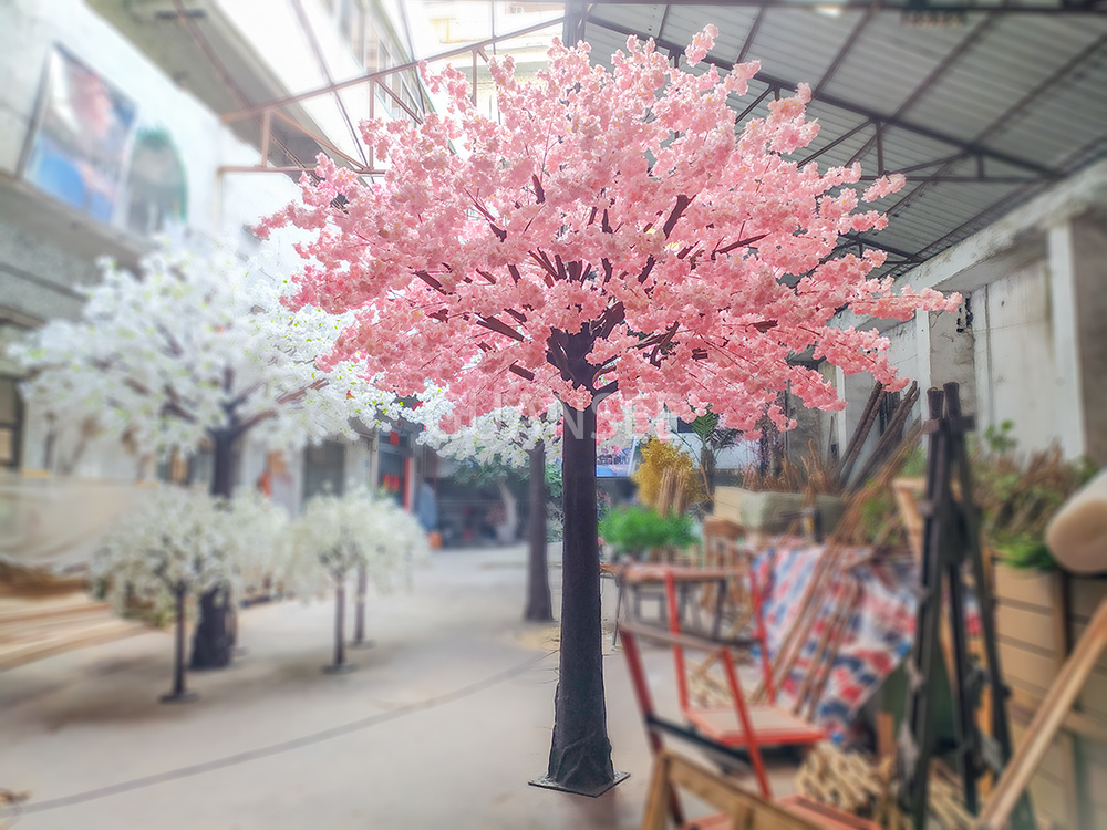 Artificial indoor cherry blossom tree wedding centerpieces