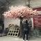 Outdoor  Decoration for home decor large pink  cherry blossom flower big tree artificial plants trees