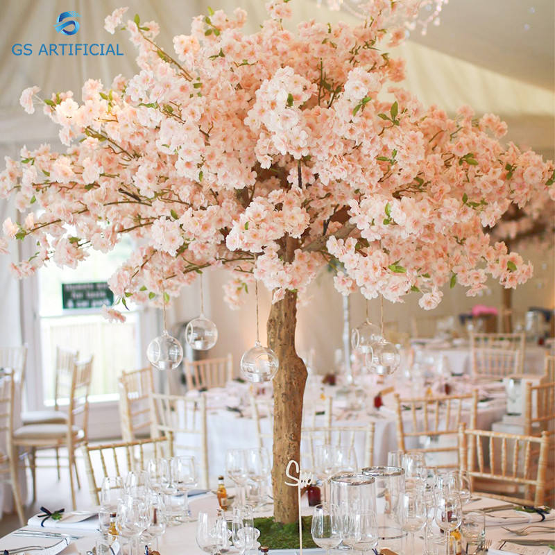 Wedding table artificial cherry blossom tree for decoration