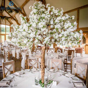 Customized wooden artificial Wedding centerpiece artificial cherry blossom tree