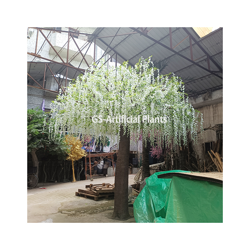  Pohon wisteria gedhe gawean Kanggo Dekorasi Pernikahan 