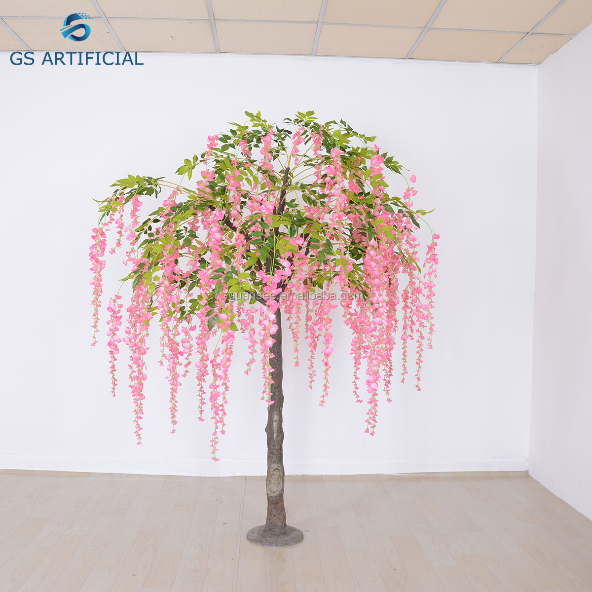High quality Artificial flower Wisteria Tree for Decor