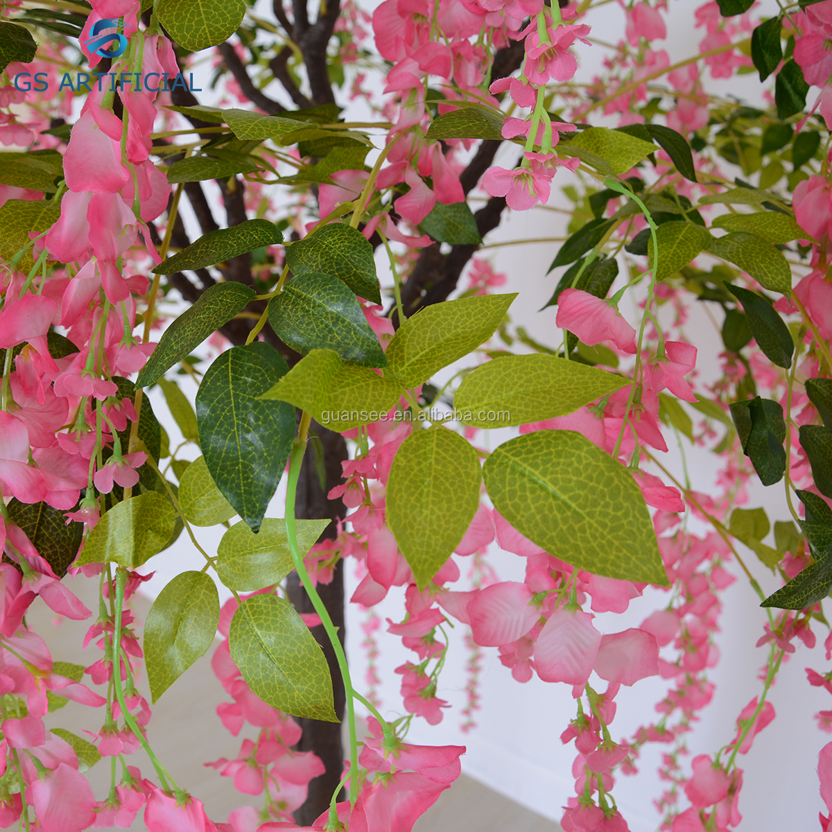 High quality Artificial flower Wisteria Tree for Decor