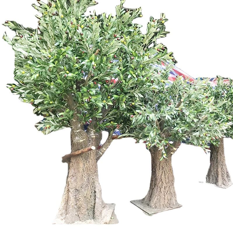 Xarici dekorasiya üçün süni böyük zeytun ağacı
