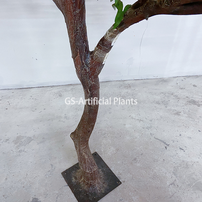  Pohon zaitun plastik gawean kanggo dekorasi bonsai {3}0}7383 Dekorasi bonsai 